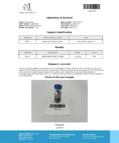 COA GHK-CU 100mg - Charge GHK-0726-01, 99 % Reinheit