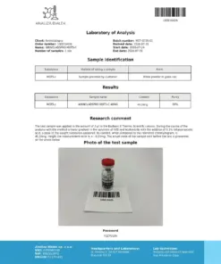 COA MOTS-C 40mg - Charge MOT-0726-01, 99 % Reinheit
