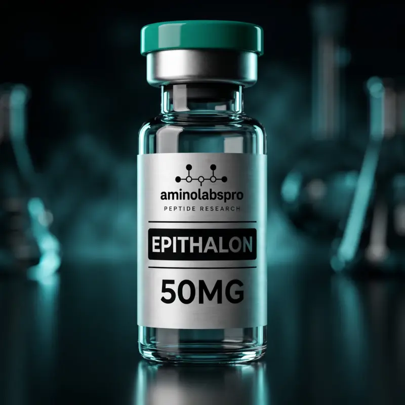 Epithalon 50 mg Vial – lyophilisiertes AEDG-Tetrapeptid von AminoLabsPro
