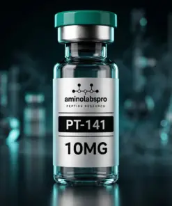 PT-141 Bremelanotid 10 mg Vial – lyophilisiertes Forschungspeptid von AminoLabsPro