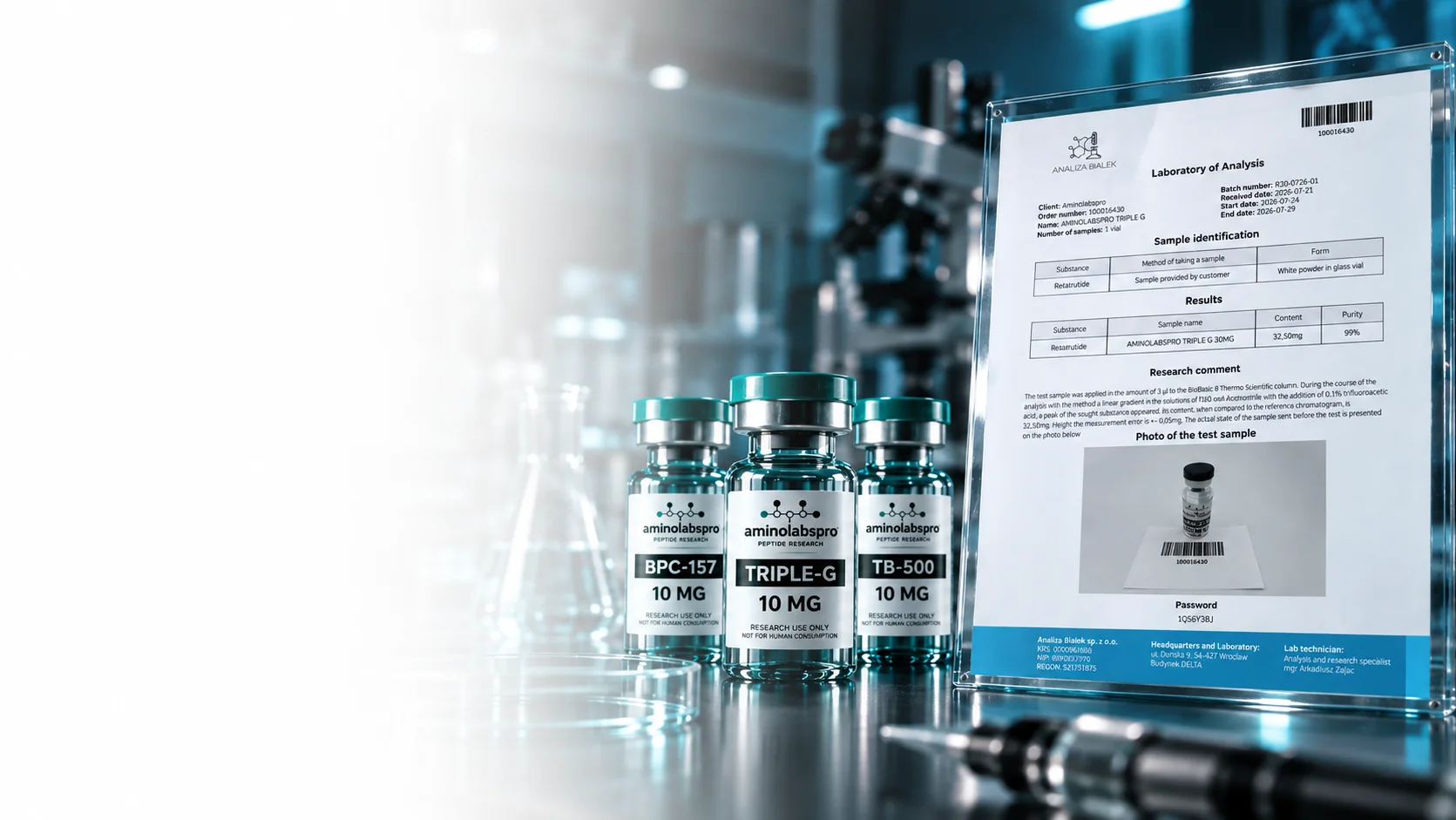 Forschungspeptide kaufen – Research Peptide Vials mit COA bei aminolabspro